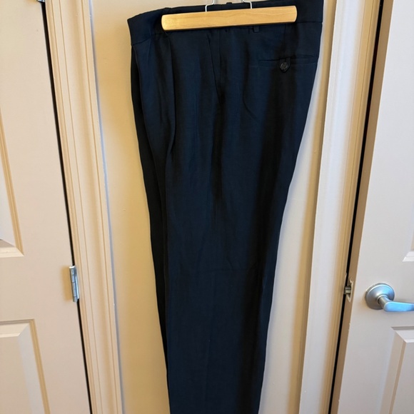 NWT Unworn Black Linen Jcrew Pant - Picture 3 of 9